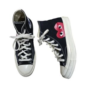 Comme des Garçons Play x Chuck 70 High 'Black' 2015 - Sze 6 Men’s Sz 8 Women's